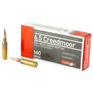 Aguila 6.5 Creedmoor 140gr FMJ Boat Tail - 20 Rounds