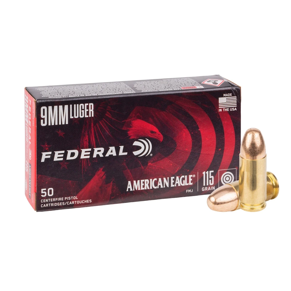 Federal 9mm Luger 115 Grain