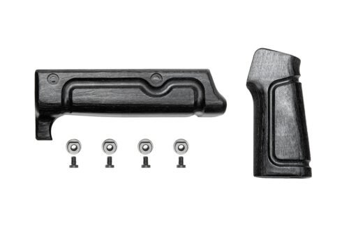 Black Laminate Wood 2 Piece Kit (Handguard and Grip)