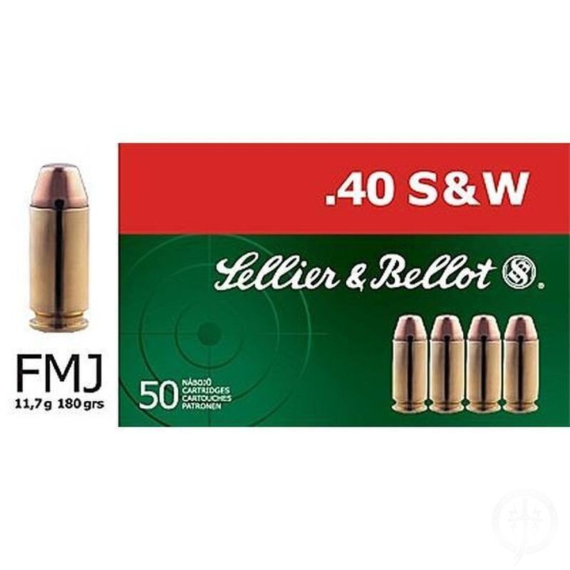 Sellier & Bellot .40 S&W 180gr FMJ