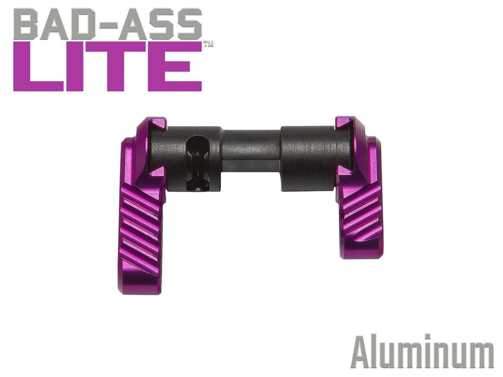 BAD-ASS-LITE Lightweight Ambidextrous Safety Selector Purple