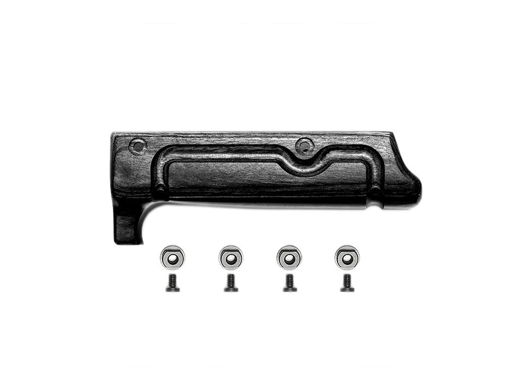 Black Laminate Wood 2 Piece Kit (Handguard and Grip) (1)