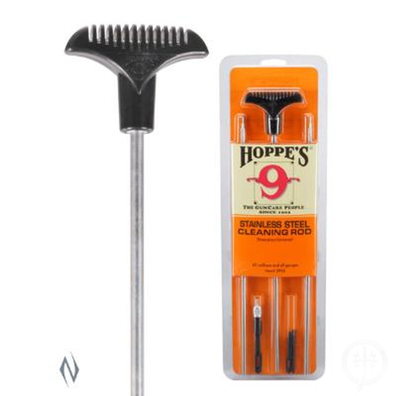 HOPPES BENCHREST CLEANING ROD 3 PC STAINLESS