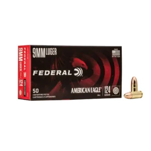 Federal 9mm Luger 124 Grain, Full Metal Jacket
