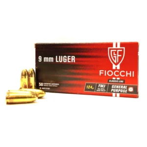 Fiocchi 9mm Lugar 115Gr/124gr FMJ